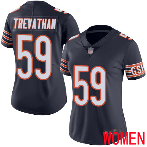 Chicago Bears Limited Navy Blue Women Danny Trevathan Home Jersey NFL Football 59 Vapor Untouchable